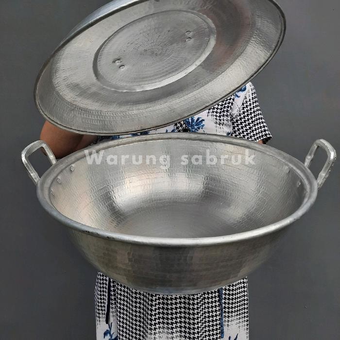 Wajan Tutup Penggorengan Alumunium Besar 40cm Aluminium tebal Kitchenware