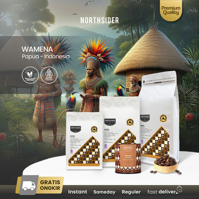 

Northsider Kopi Arabika Papua Baliem Wamena Semiwashed Coffee