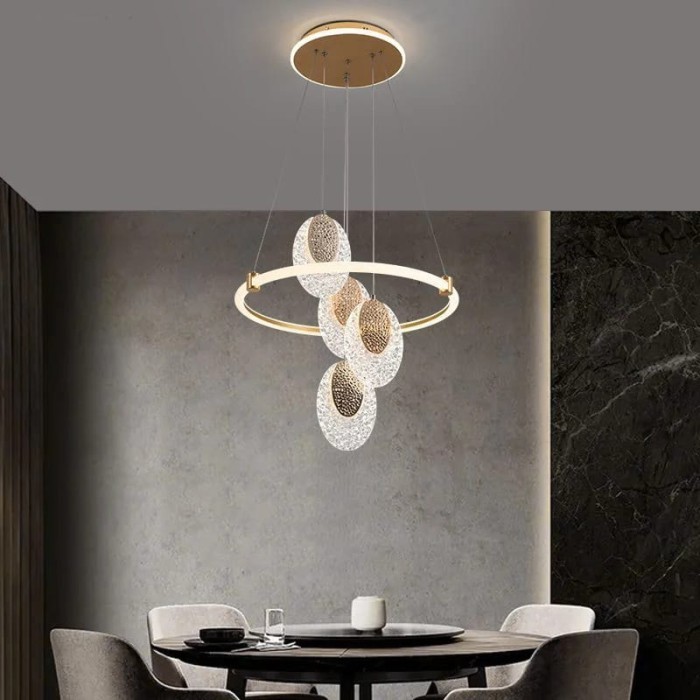 LAMPU HIAS GANTUNG RING RUANG TAMU 3 WARNA / LAMPU GANTUNG RING / LAMPU GANTUNG