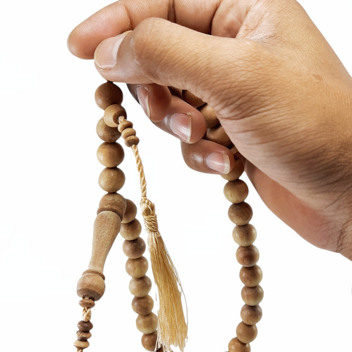 TASBIH KAYU CENDANA ASLI WANGI ORIGINAL