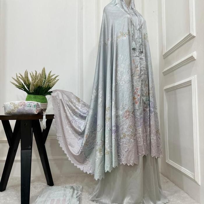 MUKENA SAHARA VANEL SUTRA SILK LASERCUT SAJADAH SET SERIES
