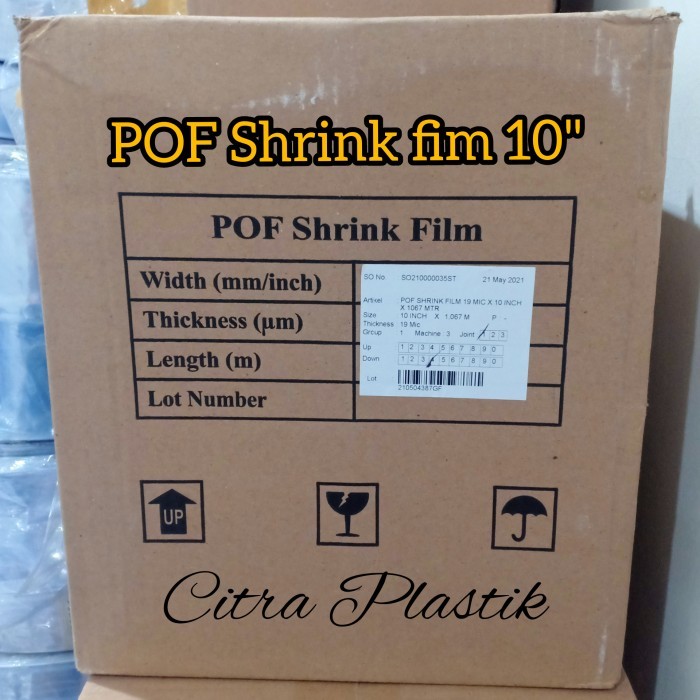 PLASTIK POF SHRINK 10 IN