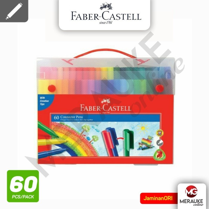 

Faber Castell Connector Pen / Spidol 60 Warna
