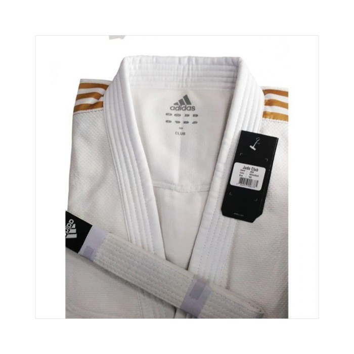 Mantap Seragam Baju Judo Gi Putih Adidas Club J350