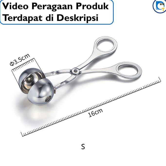 

New Cetakan Bakso Baso Stainless Anti Lengket Alat Gunting Meatball Maker