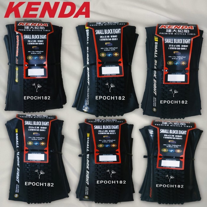 Ban Sepeda MTB Kenda Small Block Eight 26 x 1.95 & 27.5 x 1.95 Kevlar