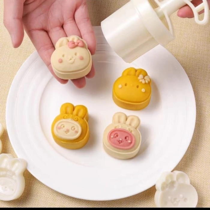 

TERMURAH CETAKAN MOONCAKE KELINCI RABBIT LUCU CUTE 50 GRAM