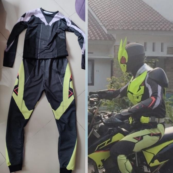 KOSTUM PRIA Baju celana inner Kamen rider zero one cosplay