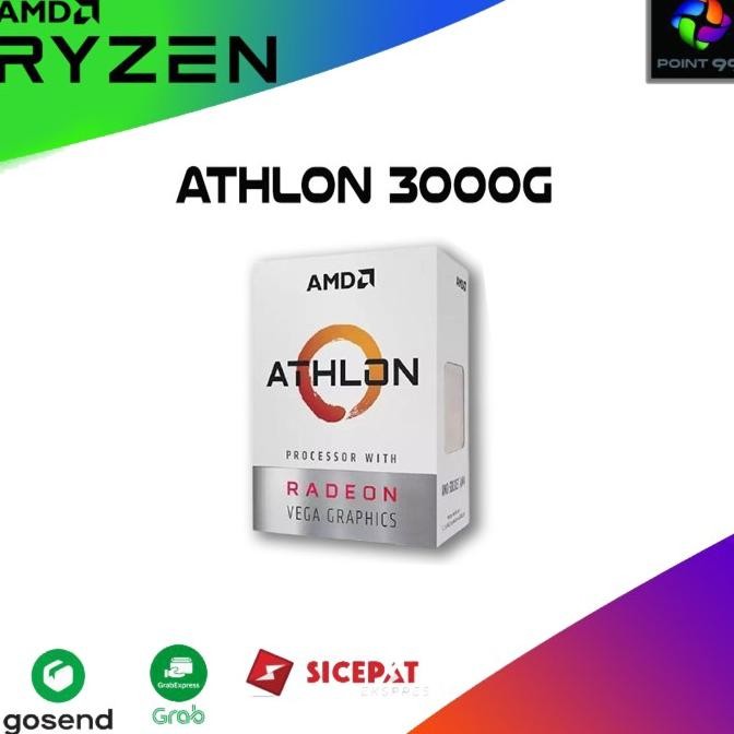 AMD Processor Athlon 3000G with Vega3 Graphics