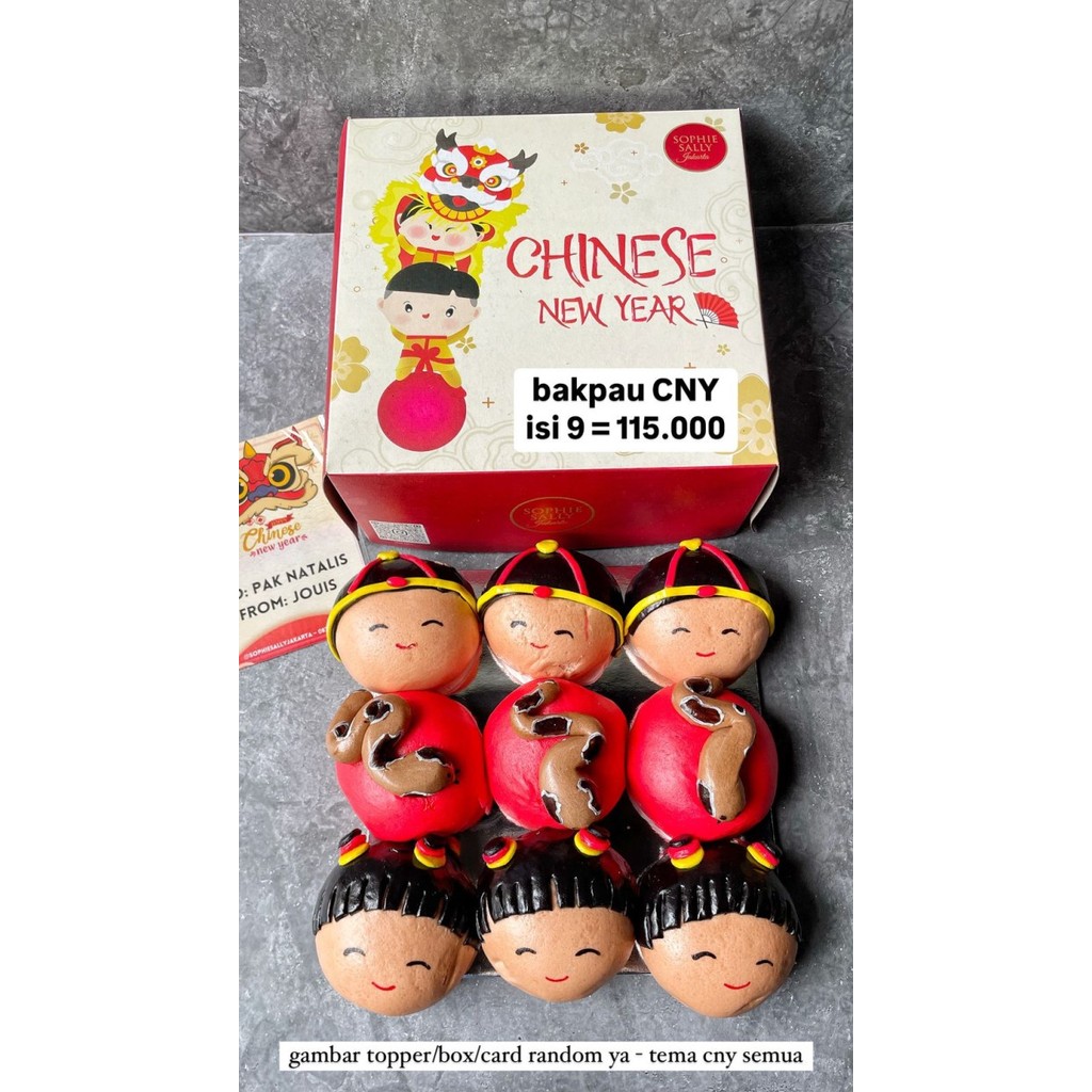 

Bakpau Isi 9 - Cny Edition / Hampers Imlek - Ready