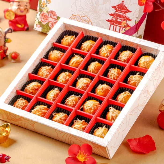 

Cny 2025/Box Of Premium Nastar/Kue Imlek/Imlek/Hamper/Parcel