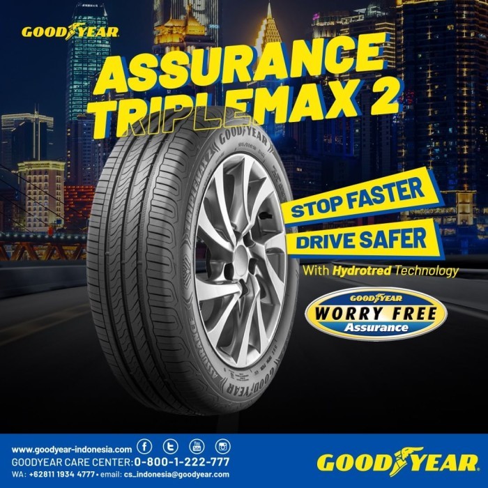 ban mobil goodyear 215 60 17 assurance triplemax2