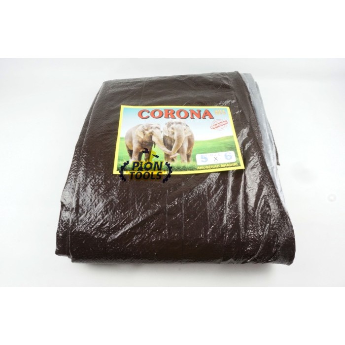 TERBARU - Terpal A2 5x6 Corona 2Gajah c/s Terpaulin Terpal plastik Terpal kolam