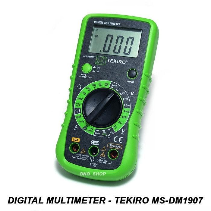 Tekiro Digital MultiMeter / Multi Tester AVO Meter Digital / Multi Meter ORIGINAL MS-DM1907