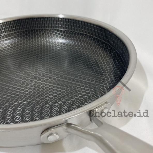 Rapa Home Pro Frypan Wajan Tainle Teel Honeycomb