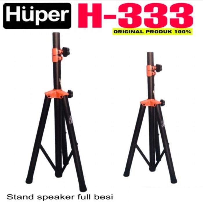 Grosir Stand Speaker Huper H333 Tripod Speaker Huper H-333