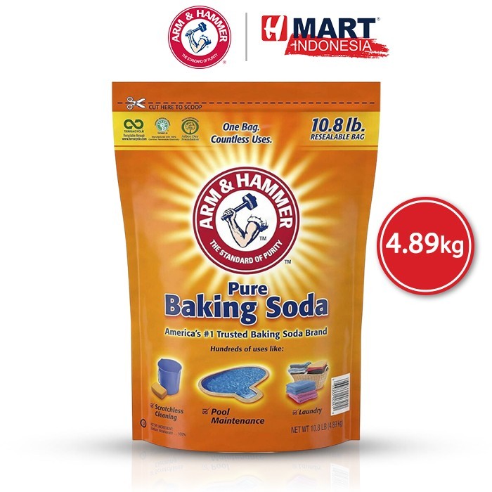

Arm & Hammer Baking Soda Serbaguna Asli Usa 4.89Kg
