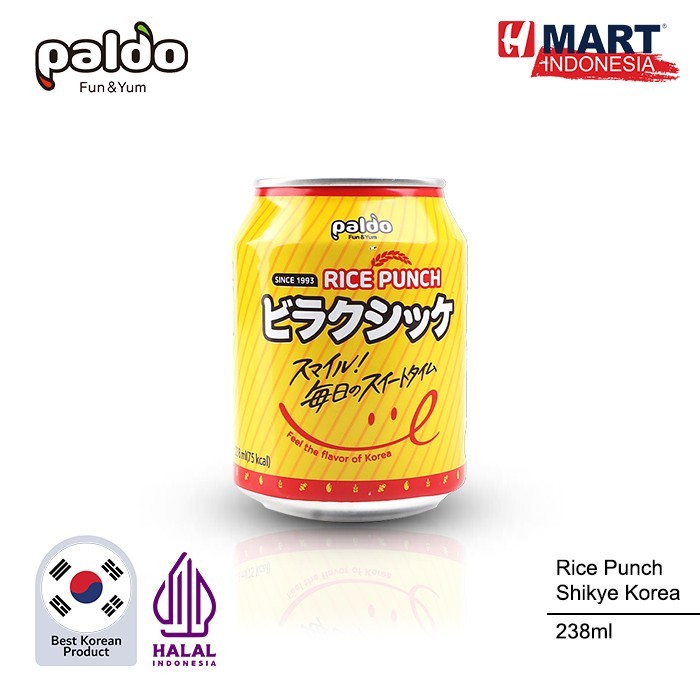 

Paldo Rice Punch Feel The Sweet - Shikye - Minuman Khas Korea 238Ml