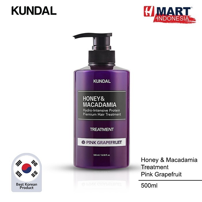 

Kundal Honey & Macadamia Treatment Pink Grapefruit Made In Korea 500Ml