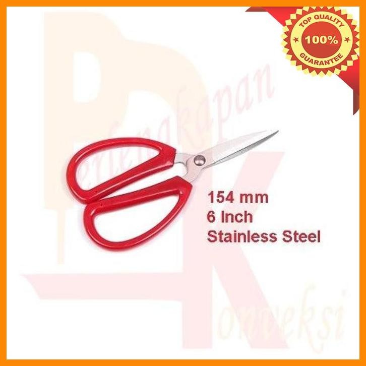 

[PLE] GUNTING KODOK MERAH LIQI STAINLESS 154MM