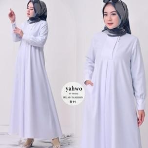 Dress wanita warna Merah bata best seller/gamis yahwo by shidqi R 011 New