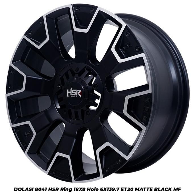 Jual Velg HSR Murah PELEG HSR DOLASI RING18LEBAR8 PCD6X1397 ET20