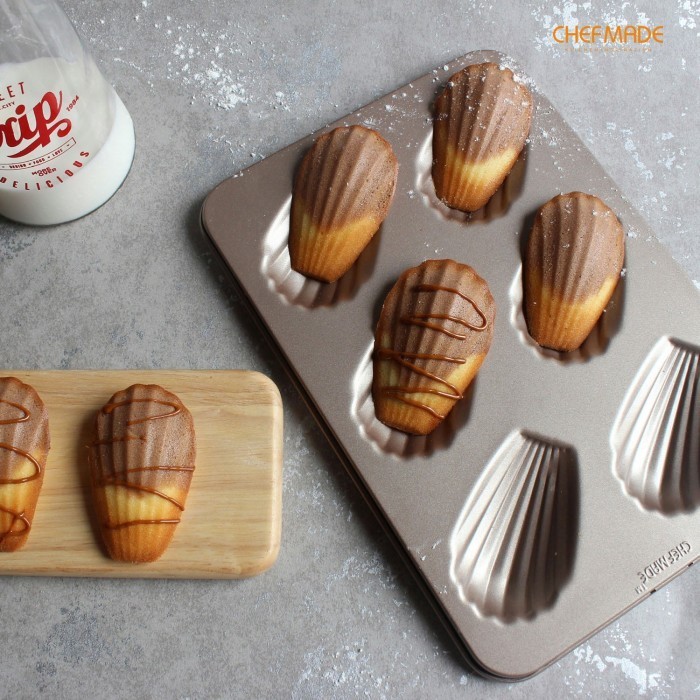 

READY CETAKAN KUE DONAT BENTUK KERANG / MADELEINE PAN CHEFMADE WK9029