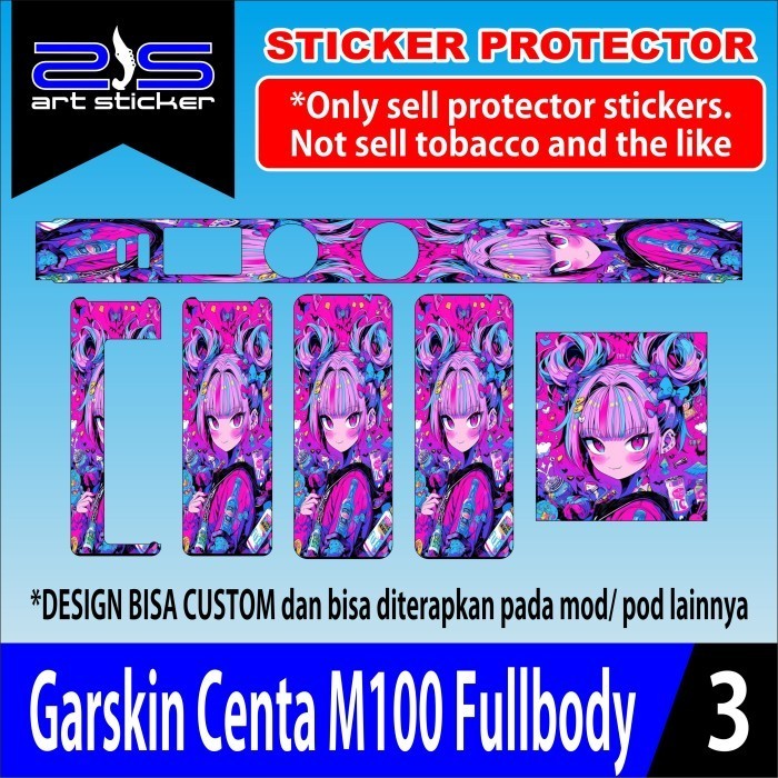 

Terlaris Stiker Cen Trus M100 Vinil Dan Hologram Cyber Girl Garskin Custom Case Laminasi Tebal COD