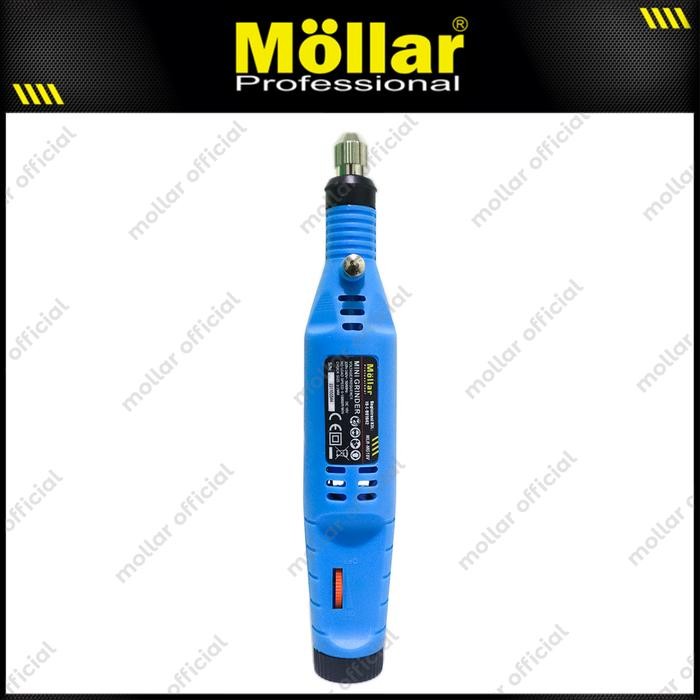 MOLLAR MG18V Mini Grinder Set 21 Pcs Bor Gerinda Tuner 18V Blister