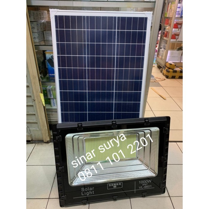 Lampu Sorot Tembak Led Solar Panel 1000W 1000 Watt Tenaga Surya