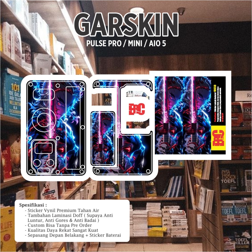 

Terlaris E2r Creative Jual Sipulse Bulat Garskin Stiker Custom Case Laminasi Tebal COD