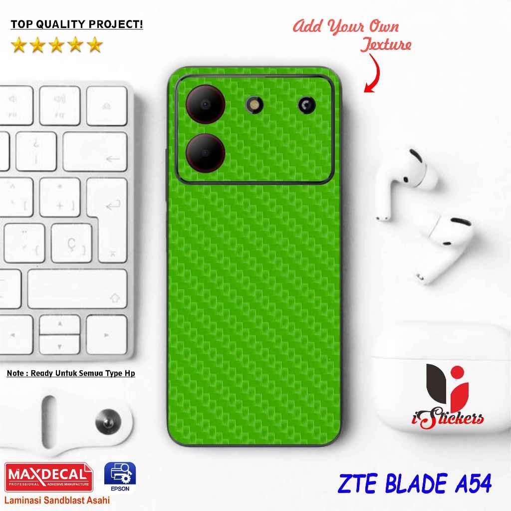 

Terlaris ZTE Blade A54 Garskin Stiker Custom Case Laminasi Tebal COD