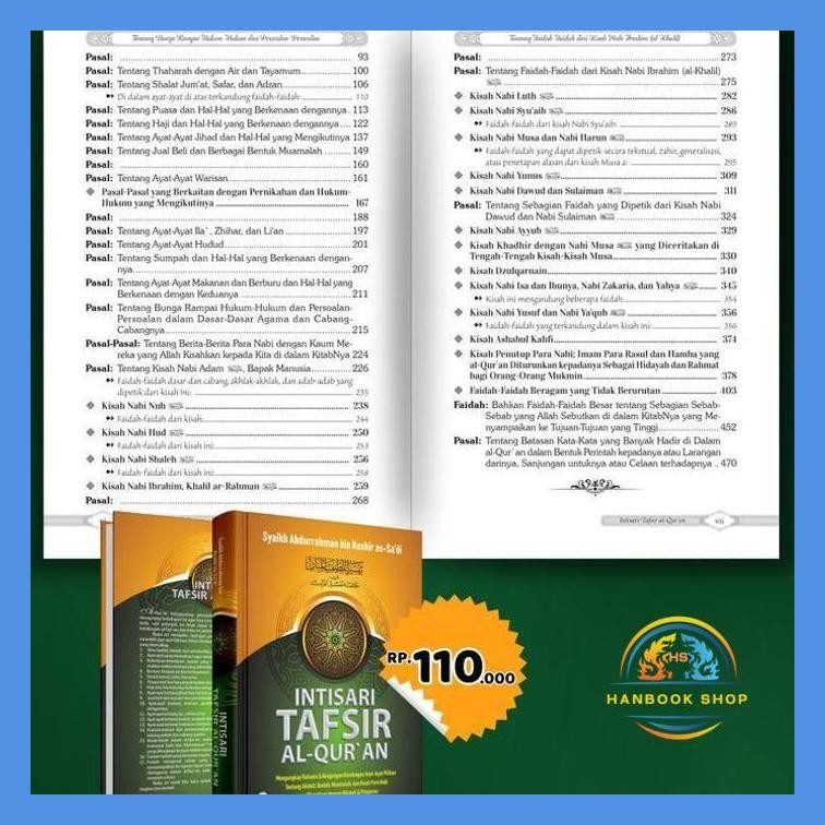 INTISARI TAFSIR AL-QUR'AN MENGUNGKAP RAHASIA & KEAGUNGAN AYAT-AYAT PILIHAN TENTANG AKIDAH, IBADAH, M