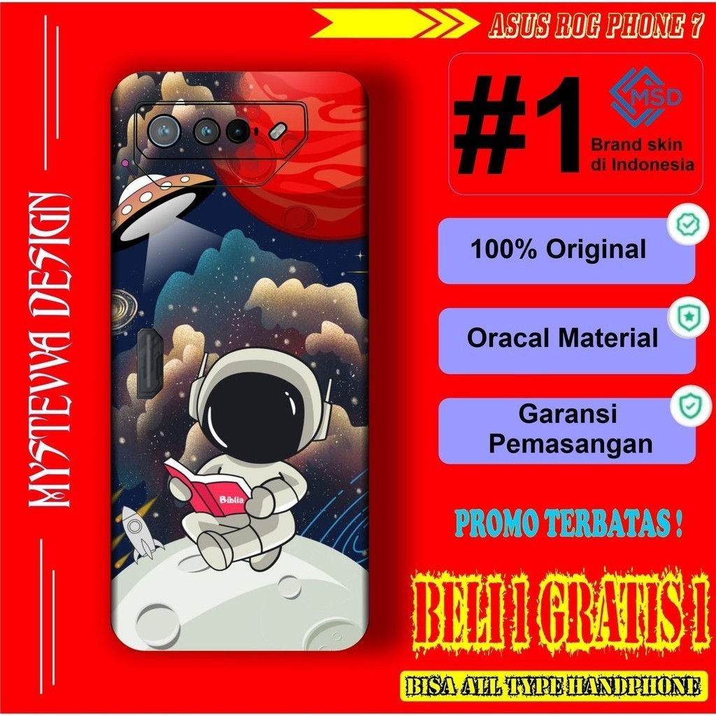 

Terlaris Asus ROG Phone 7 Garskin Stiker Custom Case Laminasi Tebal COD