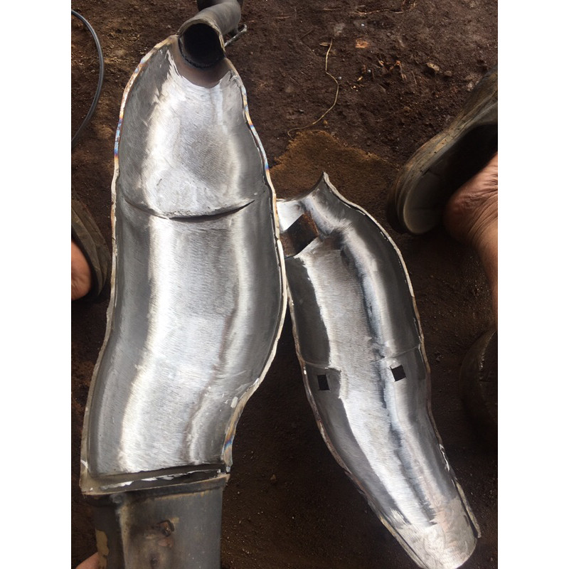 knalpot ninja bobok bahan original kawasaki ninja r rr