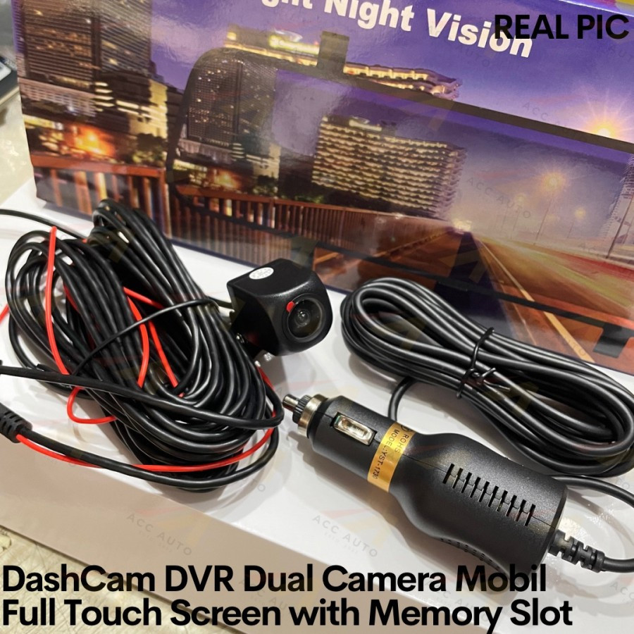 Camera Mobil Spion Depan Belakang / DashCam Car Camera DVR 1080HDP