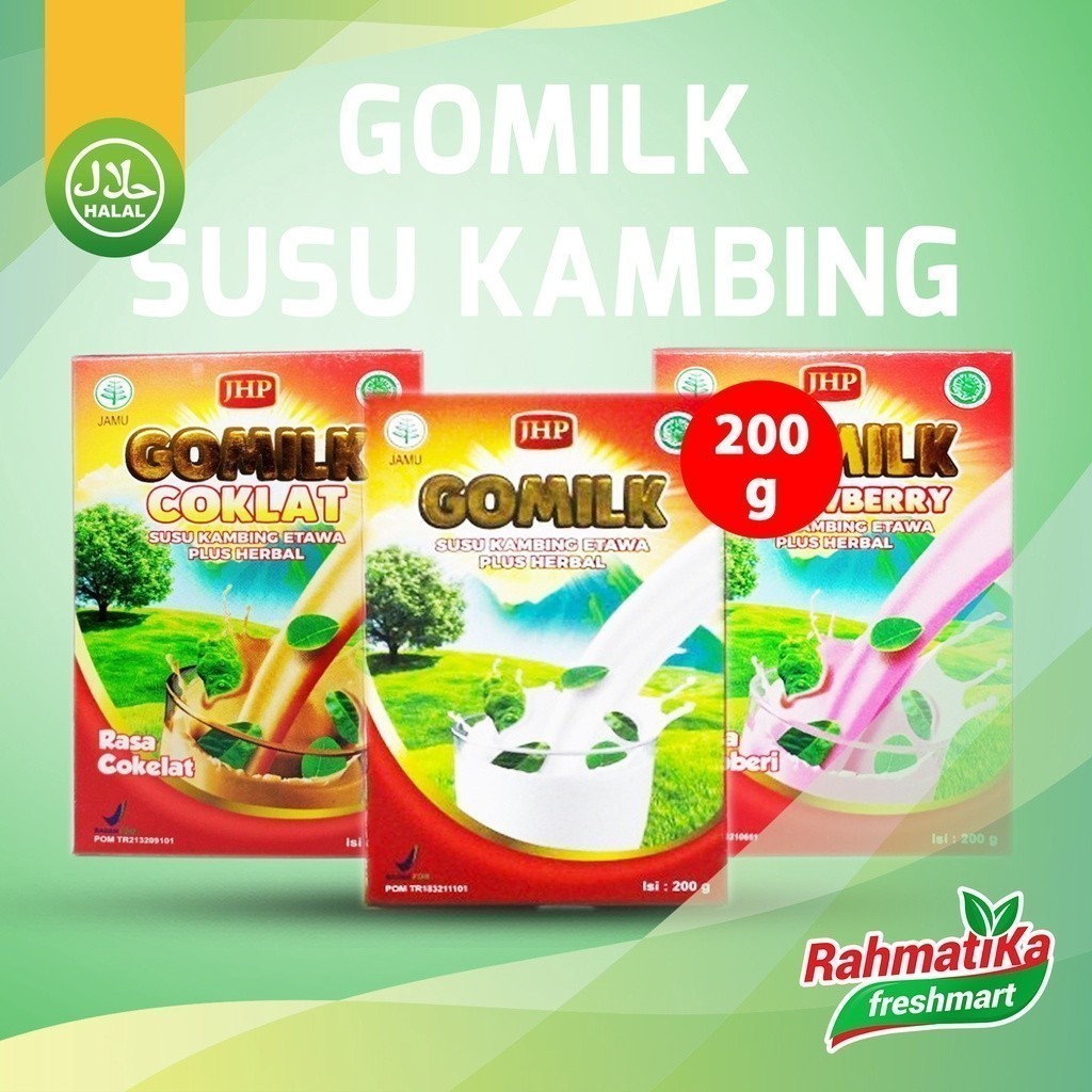 

GOMILK Susu Kambing Etawa Plus Herbal Bubuk 200g