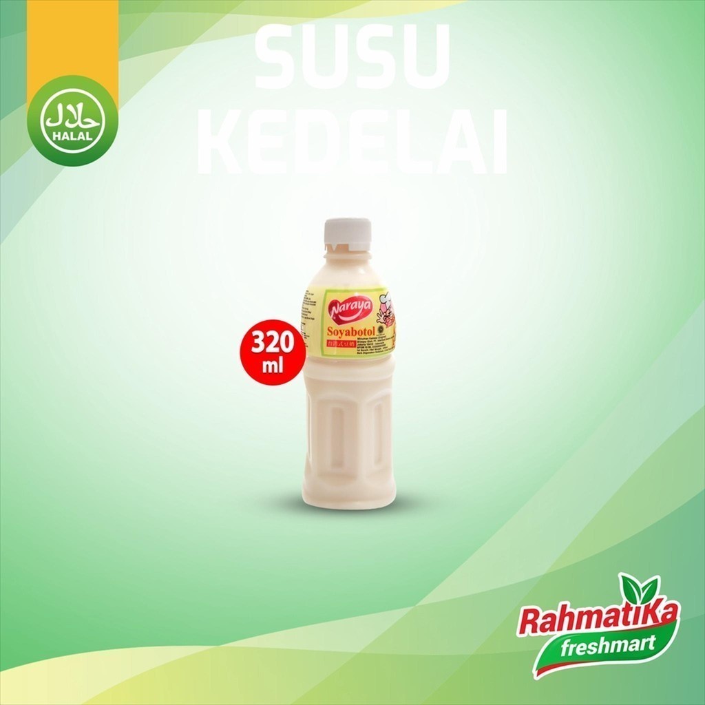 

Susu Kedelai Naraya Soya Botol 320 ml