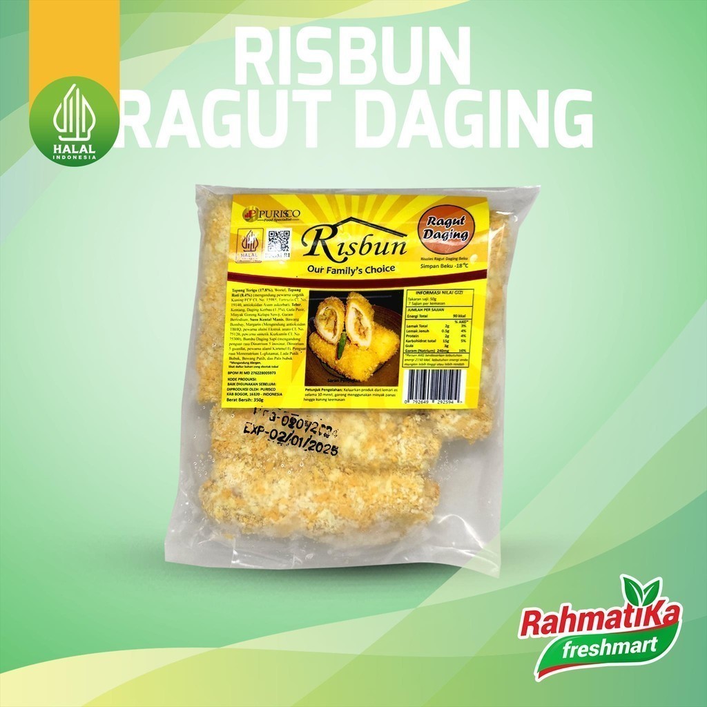 

Risbun Risoles Ragut Daging / Risol isi Ragut Daging