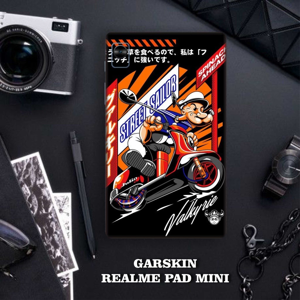 

Terlaris Realme Pad Mini Garskin Stiker Custom Case Laminasi Tebal COD