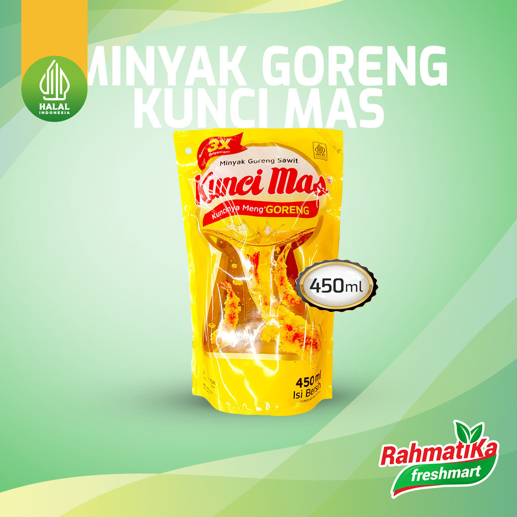 

Kunci Mas Minyak Goreng Refill / Minyak Goreng Sawit 450 ml