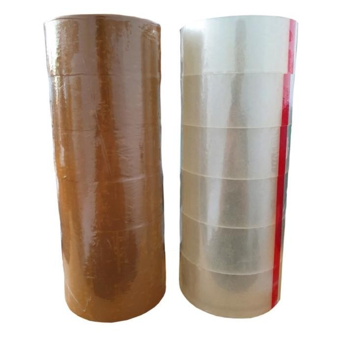 

LAKBAN BENING COKLAT 100 YARD 1 BUAH 45 Yard 2 Inch 45 Micron Merk MPI the best