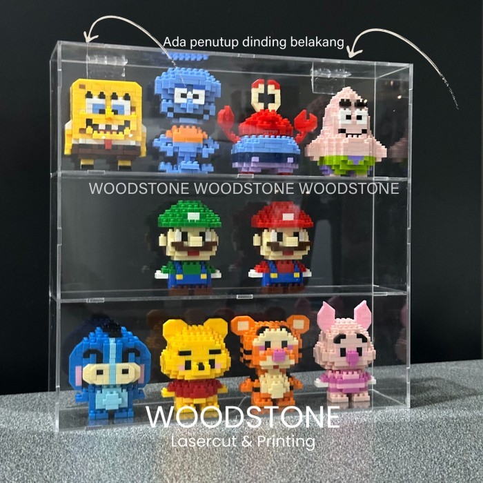 RAK SUSUN DIE CAST / DISPLAY FIGURE / AKRILIK LEGO / ACRYLIC GUNDAM / ACRILIC HOT WHEELS