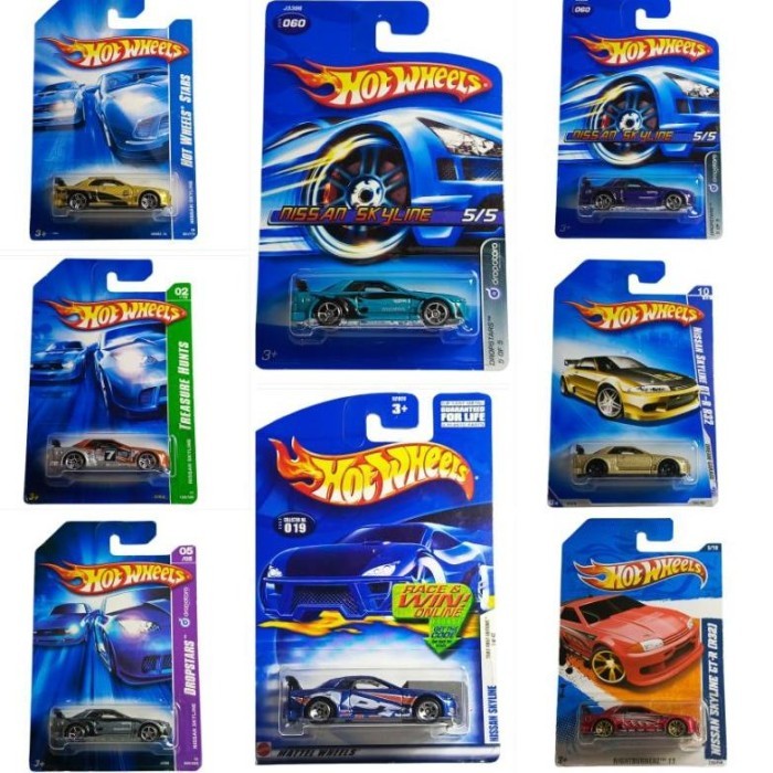 [READY STOCK] HOT WHEELS NISSAN SKYLINE GTR R32 FIRST EDITION BLUE CARD RARE
