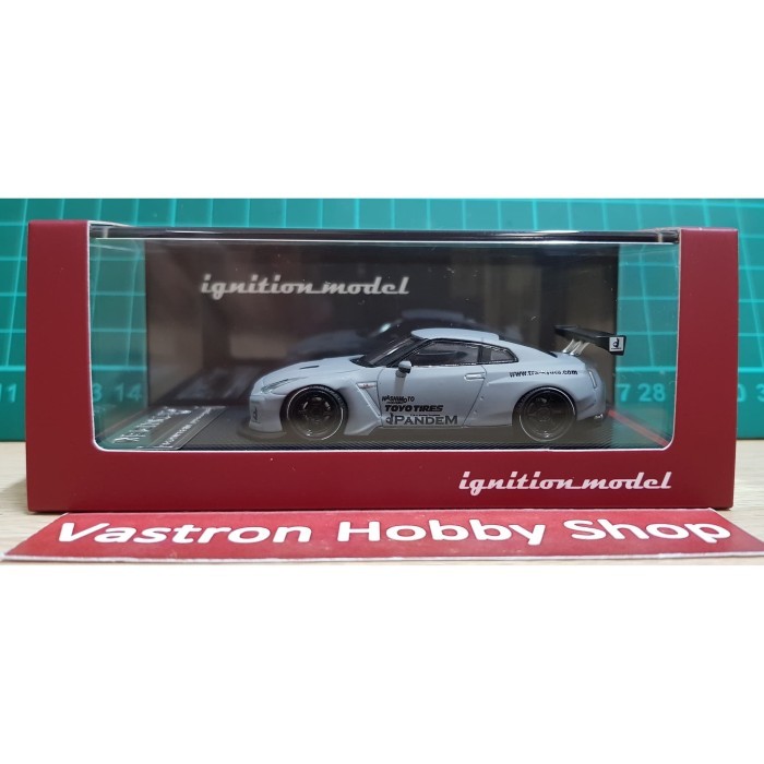 IGNITION MODEL 1/64 PANDEM R35 GT-R MATTE GRAY NOT HOTWHEELS GASSER