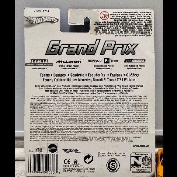IZ648 HOT WHEELS FERRARI GRAND PRIX RACER FORMULA 1 F1 HOTWHEELS