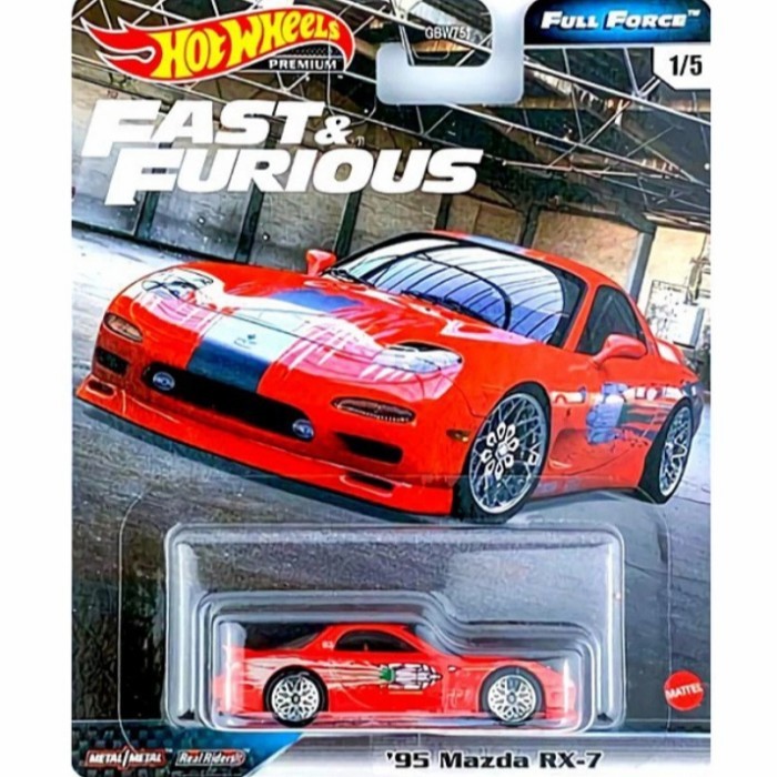 HOT WHEELS FAST FURIOUS FULL FORCE 95 MAZDA RX7