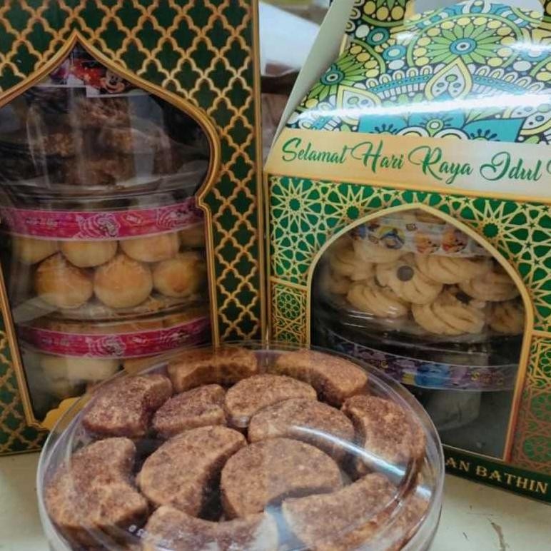 

paket kue kering lebaran isi 3 toples 500gr