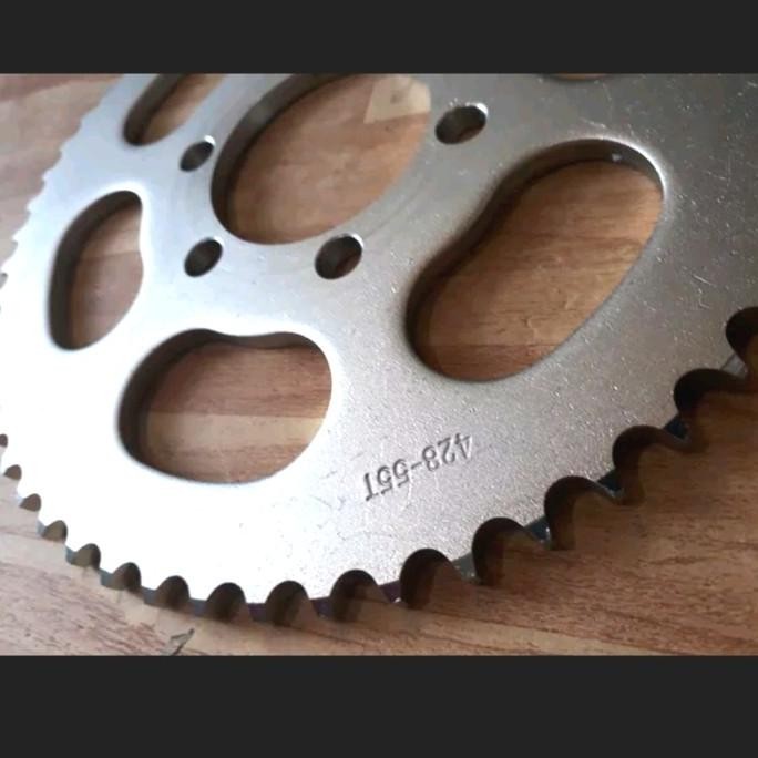 gear belakang yamaha DT100 ukuran 55 gear yamaha DT100 gir belakang yamaha DT100 gear DT100 gigi tar