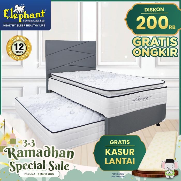Kasur Springbed 2 In 1 Blossom Elephant